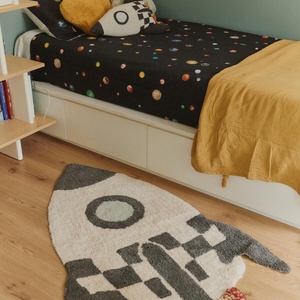 Waschbarer Teppich Rakete 85x135 cm Lorena Canals