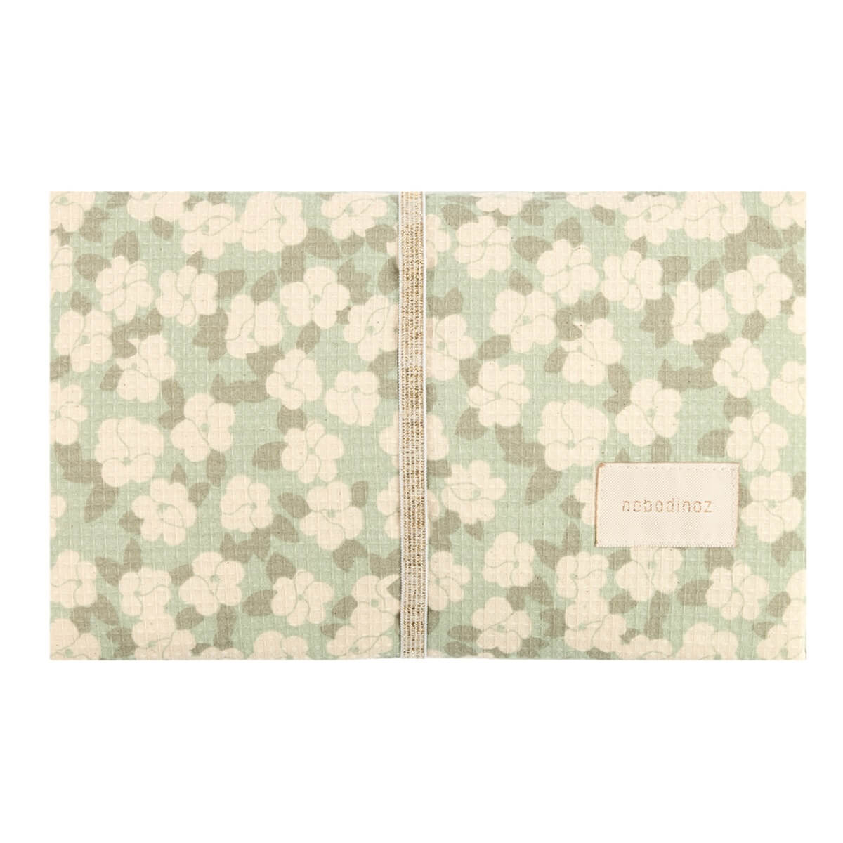 Wasserdichte Wickelauflage MOZART 68x50cm Nobodinoz Green Sakura