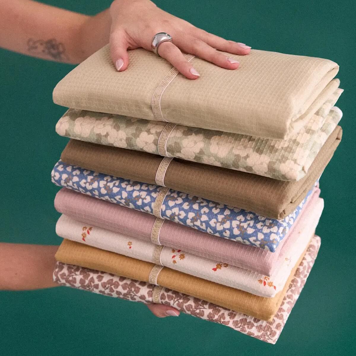 Wasserdichte Wickelauflage MOZART 68x50cm Nobodinoz Green Tea