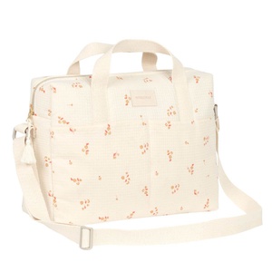 Wasserdichte Wickeltasche GALA 35x27x14cm Nobodinoz Yellow Lily