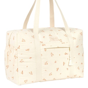 Wasserdichte Wickeltasche OPERA 46x29x20cm Nobodinoz Yellow Lily