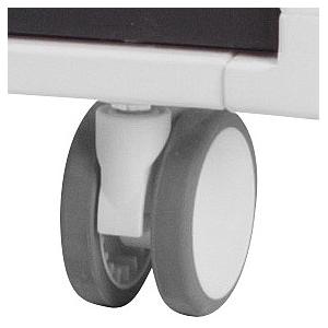 WHITE by Flexa Caisson à roulette blanc laqué et gris anthracite