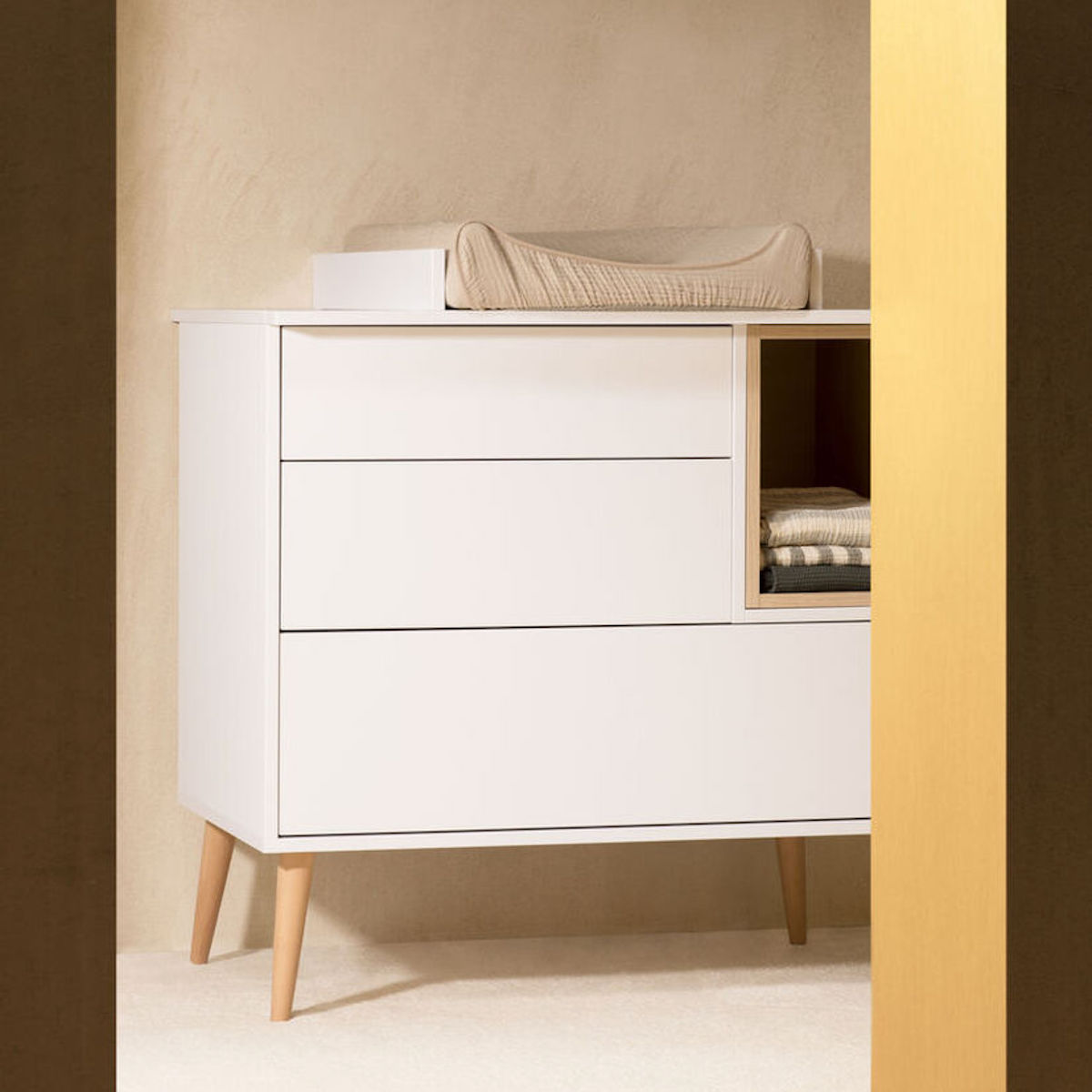 Wickelauflage COCON Quax ice weiß