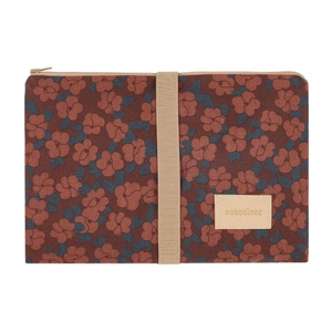 Wickelauflage HYDE PARK Nobodinoz maroon poppies