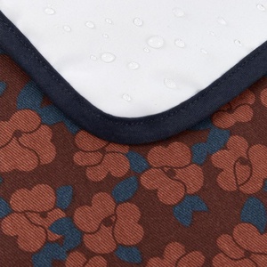 Wickelauflage HYDE PARK Nobodinoz maroon poppies