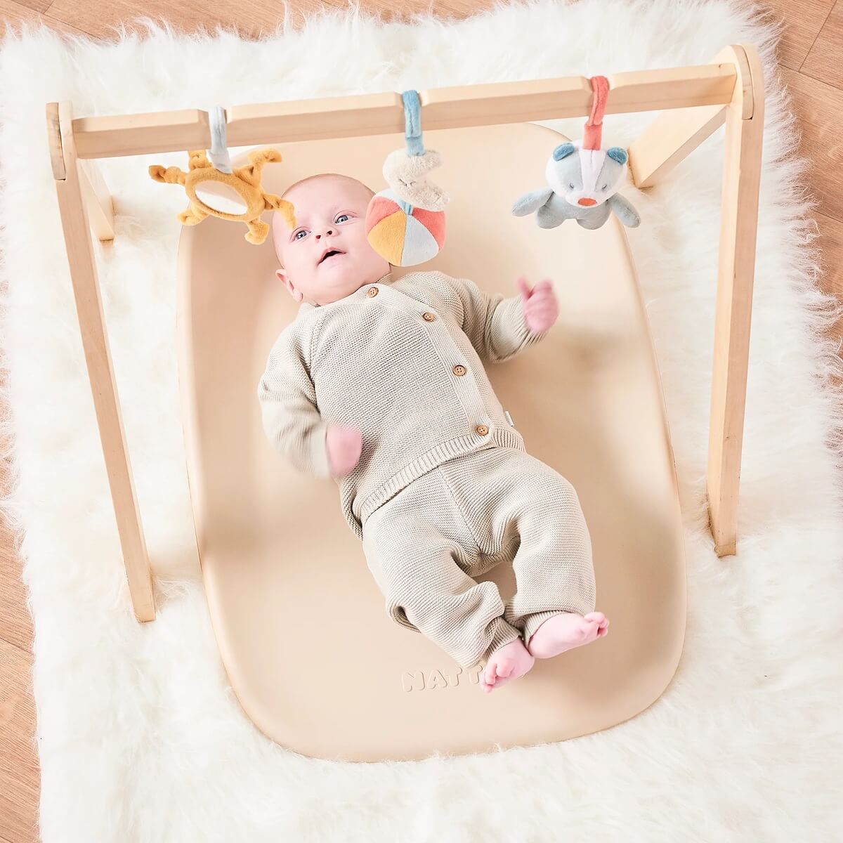 Wickelauflage SOFT Nattou beige