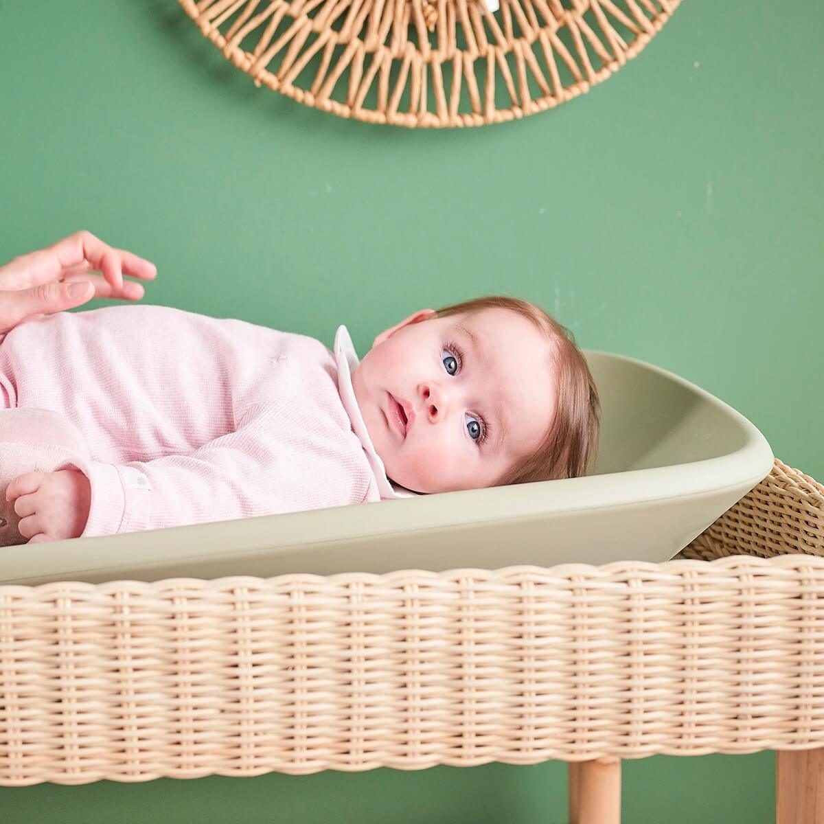 Wickelauflage SOFT Nattou grün