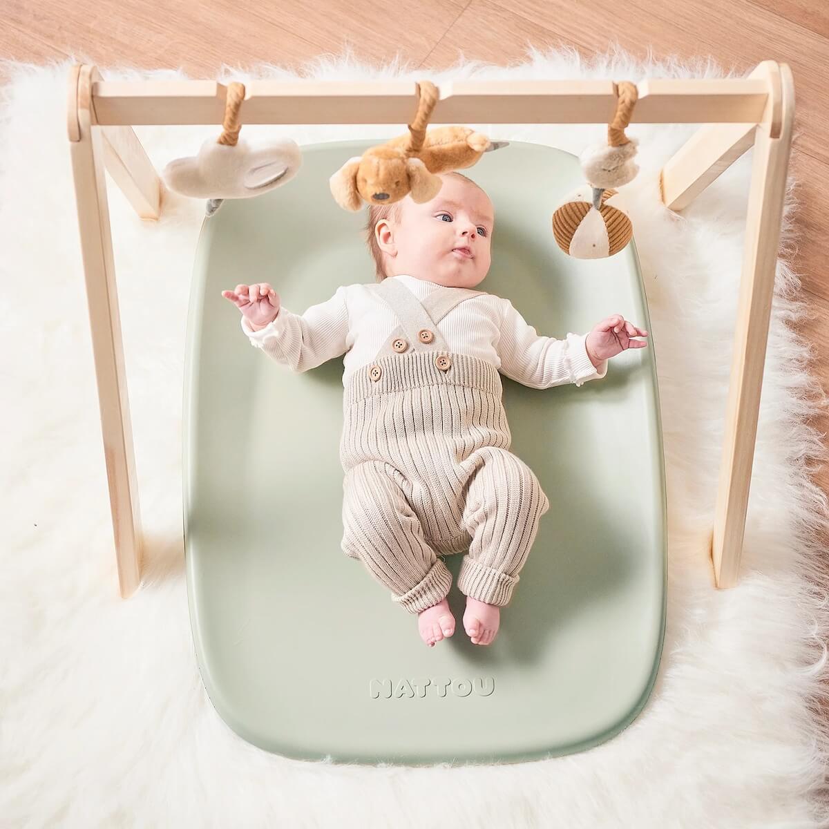 Wickelauflage SOFT Nattou grün