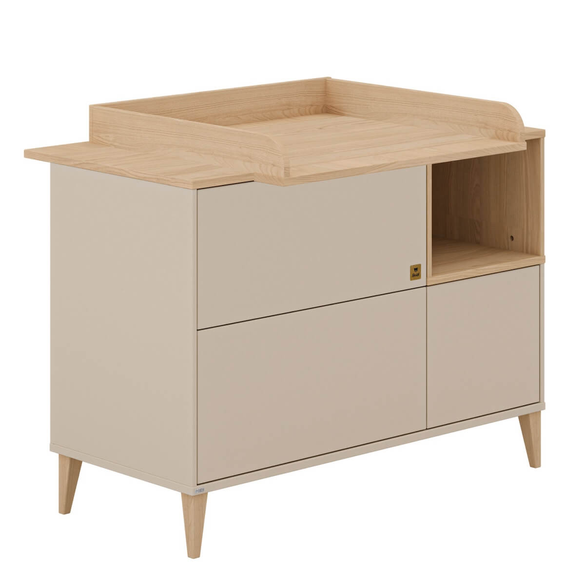 Wickelaufsatz für Kommode 1705222, skandinavische Holznachbildung MILA & BEN Paidi Skandinavisches Holz