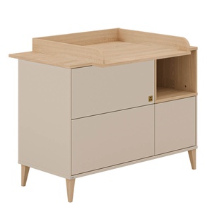 Wickelaufsatz für Kommode 1705222, skandinavische Holznachbildung MILA & BEN Paidi Skandinavisches Holz