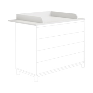 Wickelaufsatz für Kommode OLLI Paidi weiß
