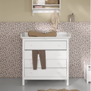 Wickelaufsatz SEASIDE/WOOD Oliver Furniture weiß