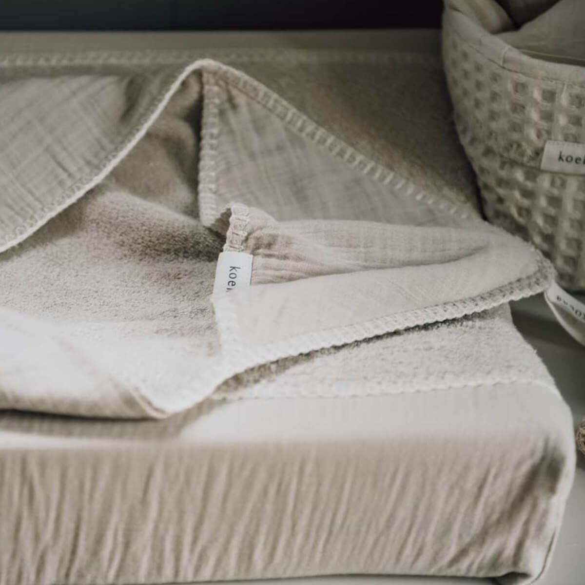 Wickeldecke FARO Koeka warm white