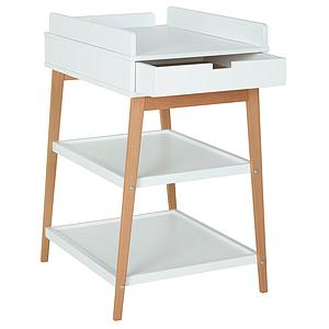 Wickelkommode 1 Schublade HIP Quax weiß-natural