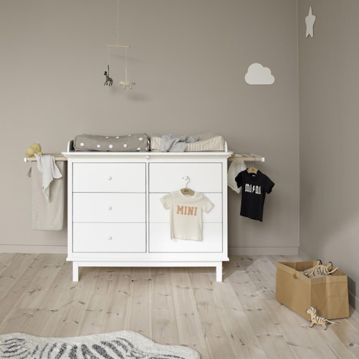 Wickelkommode 6 Schubladen SEASIDE Oliver Furniture weiß