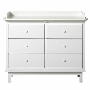 Wickelkommode 6 Schubladen SEASIDE Oliver Furniture weiß