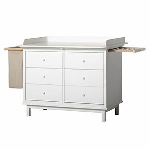 Wickelkommode 6 Schubladen SEASIDE Oliver Furniture weiß