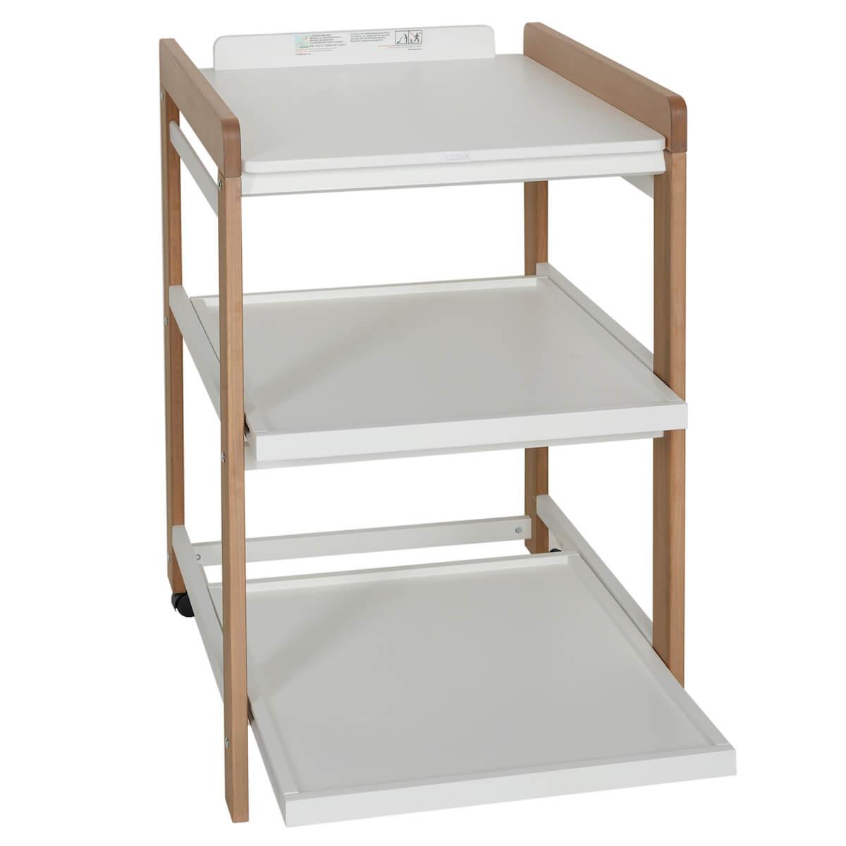 Wickelkommode COMFORT Quax weiß-natural