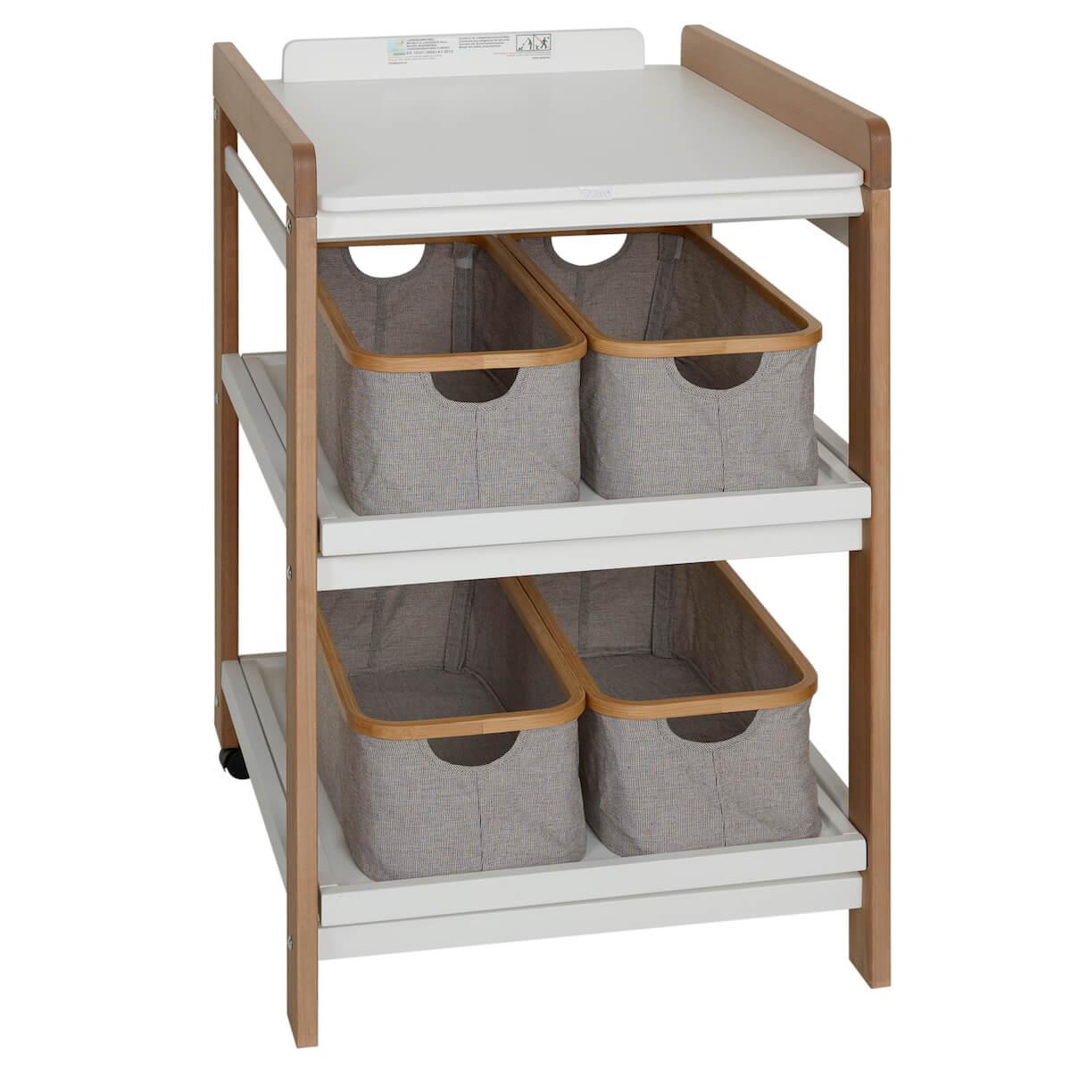 Wickelkommode COMFORT Quax weiß-natural