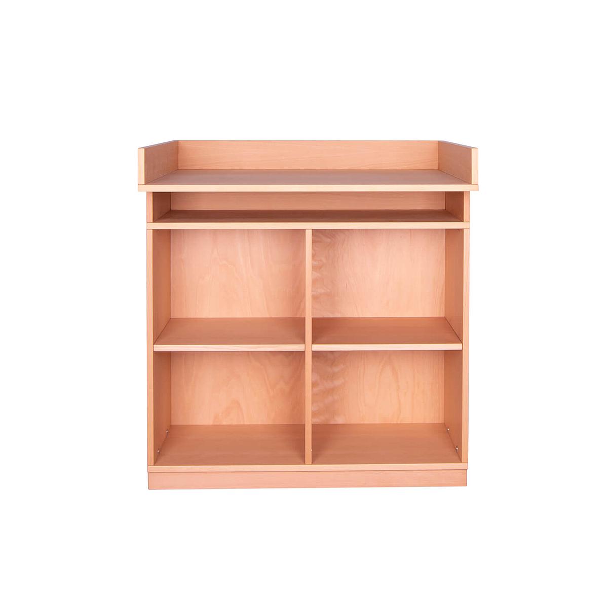 Wickelkommode ohne Türen DESTYLE de Breuyn Buchenfurnierte Spanplatte natur geölt