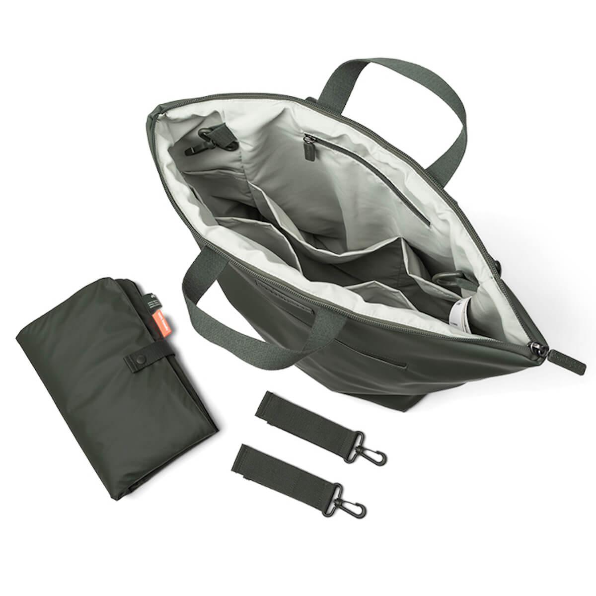 Wickeltasche Done by Deer Dark green