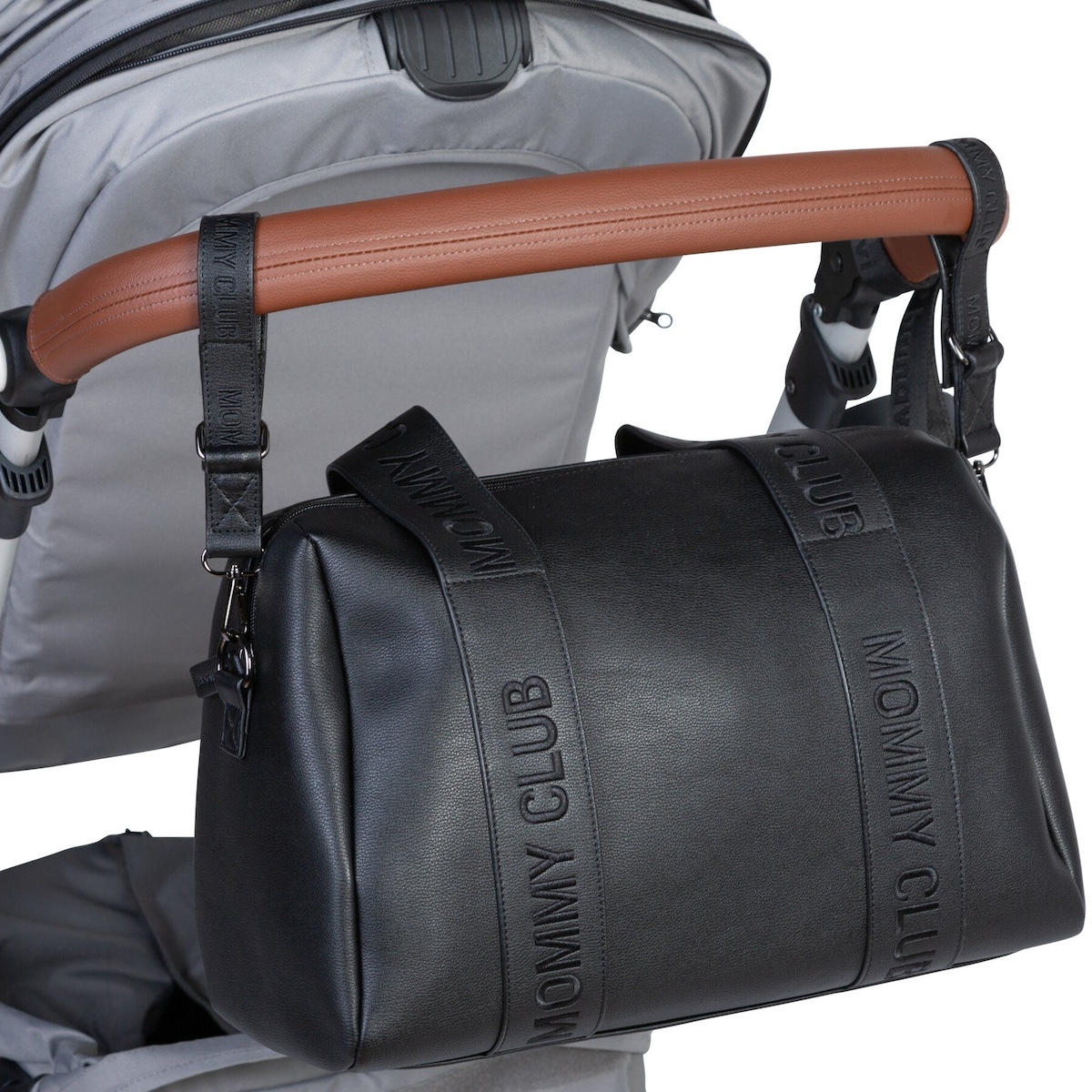 Wickeltasche MOMMY CLUB SIGNATURE Childhome polipiel negro