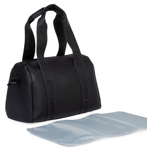 Wickeltasche MOMMY CLUB SIGNATURE Childhome polipiel negro