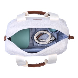 Wickeltasche MOMMY CLUB SIGNATURE Childhome Teddy ecru