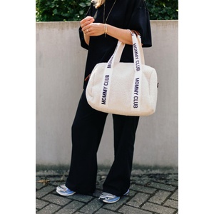 Wickeltasche MOMMY CLUB SIGNATURE Childhome Teddy ecru