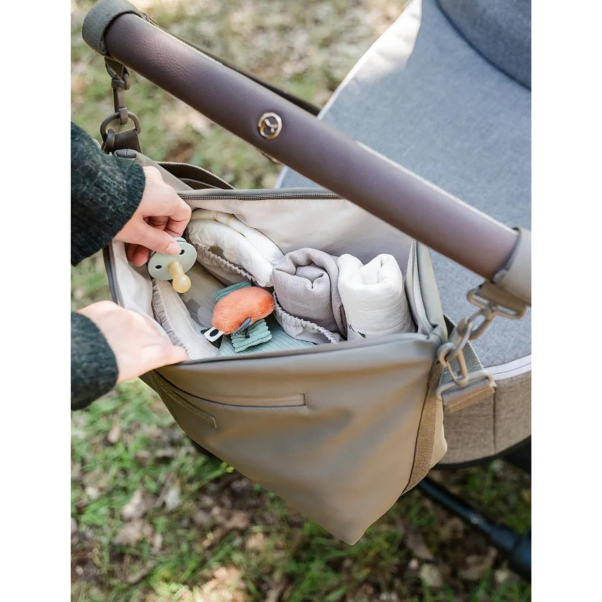 Wickeltasche Taupe Done by Deer