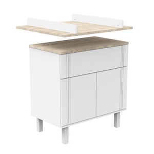 Wickeltisch ELEONORE Sauthon weiß