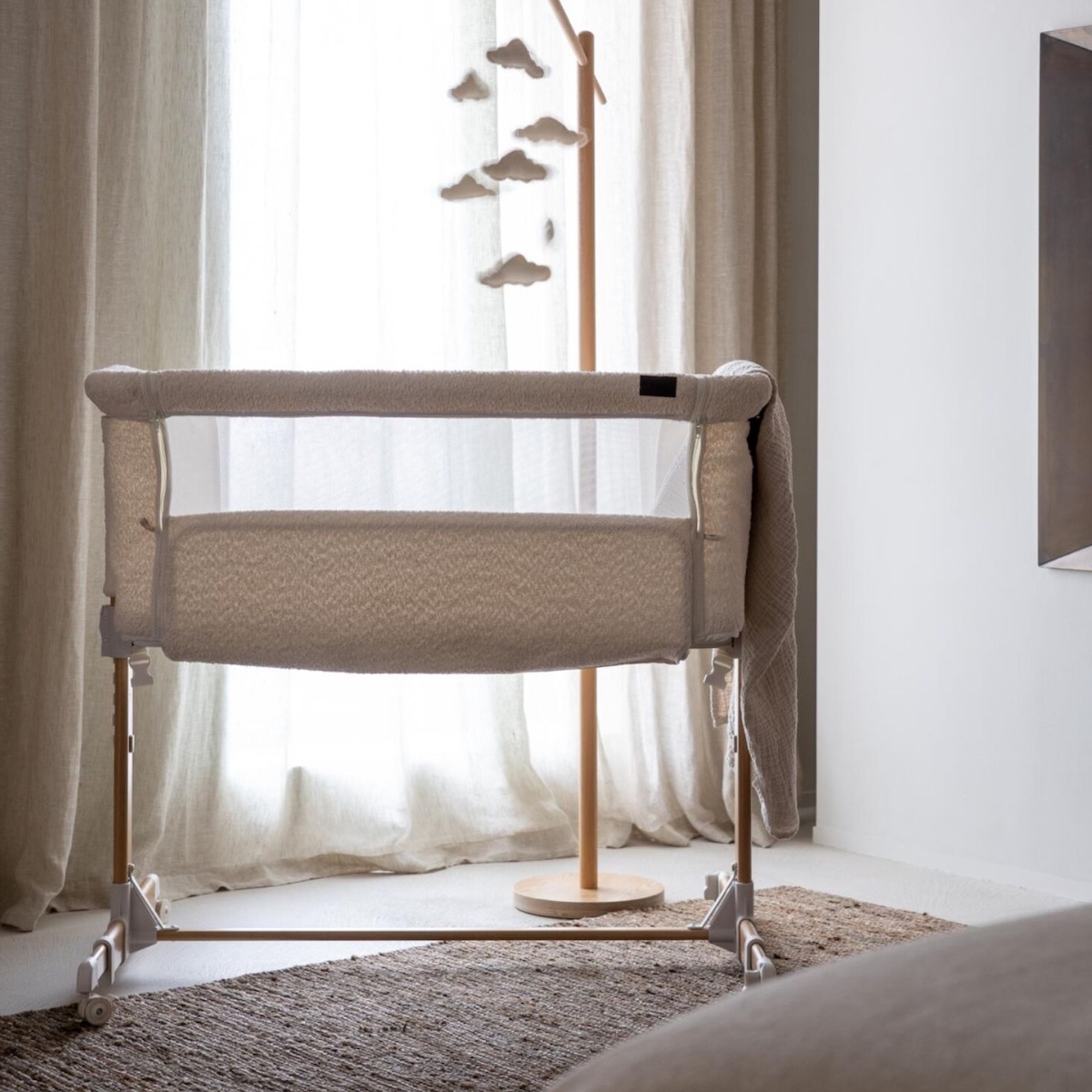 Wiege Side-By-Side Naturcreme Quax