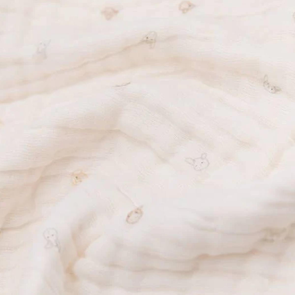 Wiegendecke 100x75cm Nuvola Bamboom animal friends