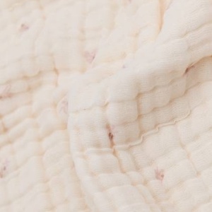 Wiegendecke 100x75cm Nuvola Bamboom oliven rosa