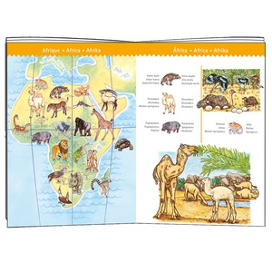 Wimmelpuzzle Tiere der Erde-booklet Djeco