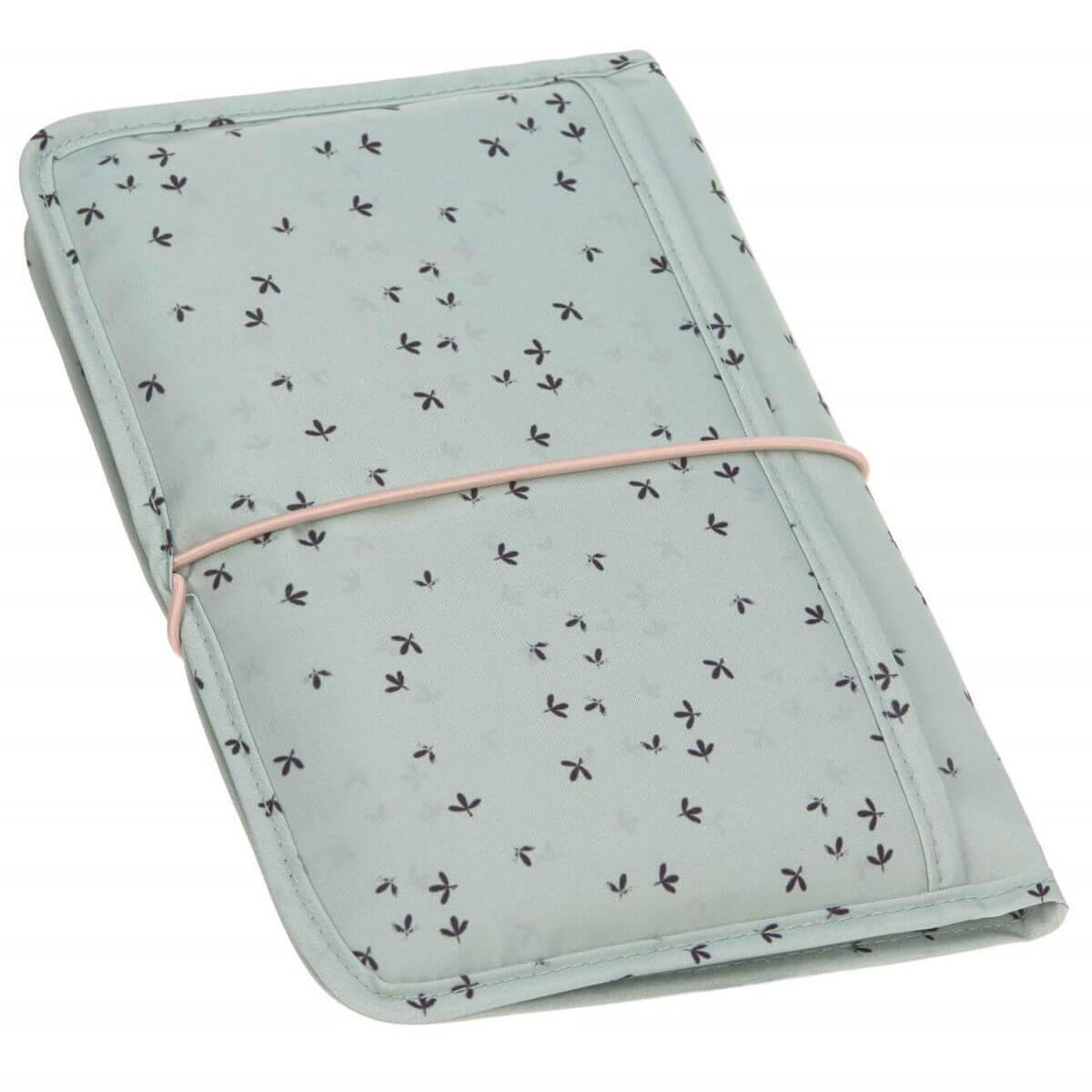 Windeltasche Laessig floral mint