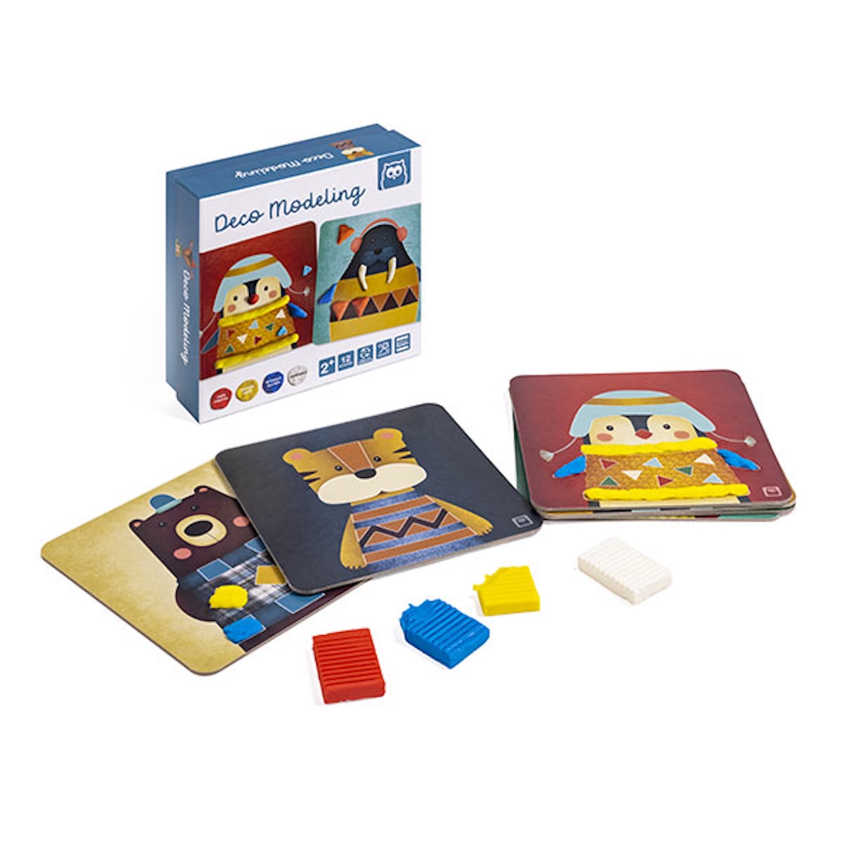 Wir dekorieren mit Plastilin Eurekakids