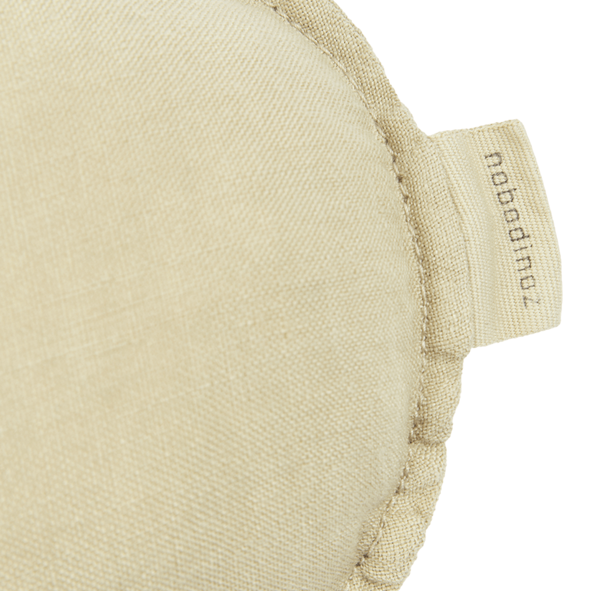 Wolkenkissen aus französischem Leinen. Green tea. Maße :  38x24x12cm Nobodinoz