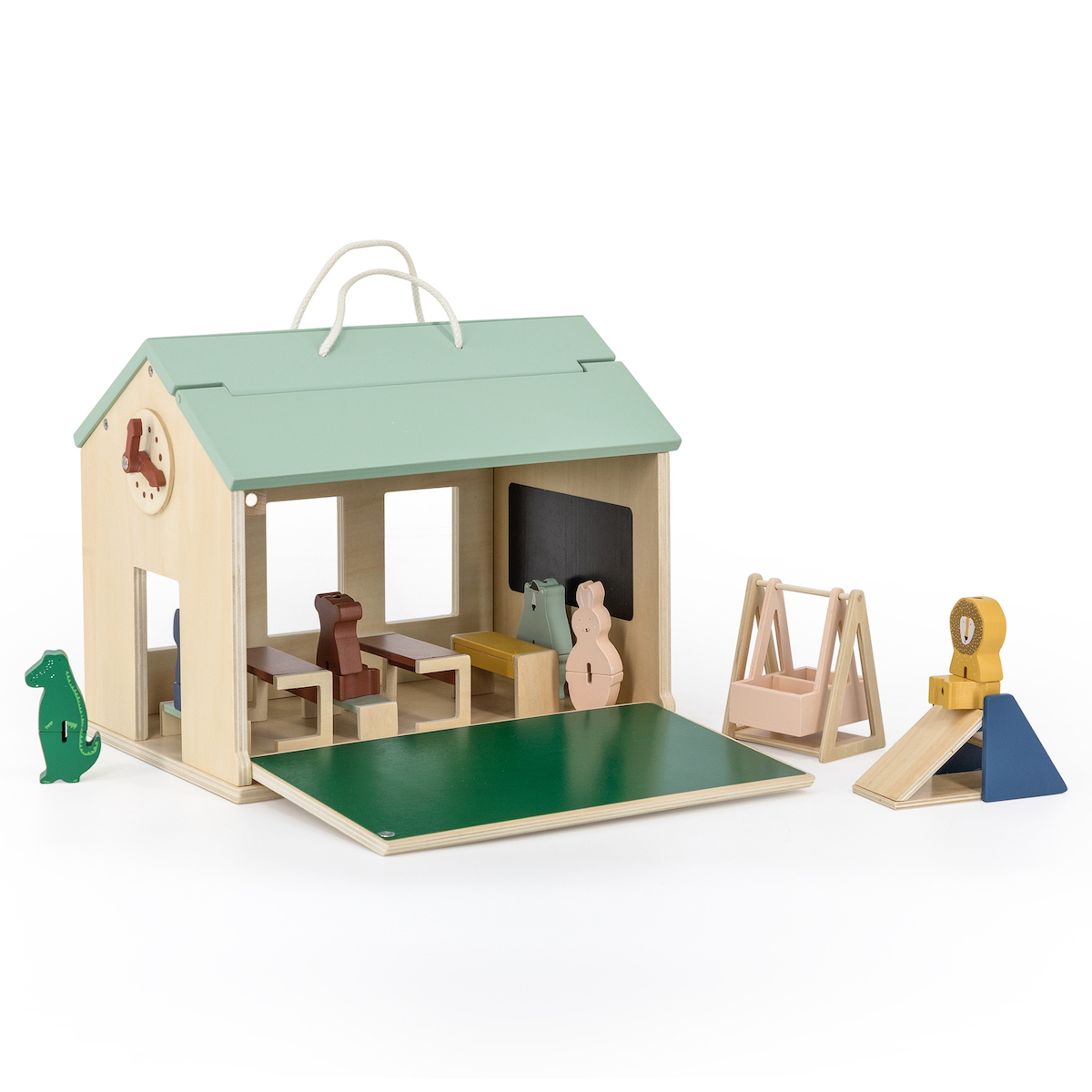 Wooden school with accessories Trixie