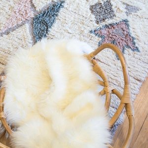 Wool Washable Pouffe - Hopi Collection''Tuba''200 x 140