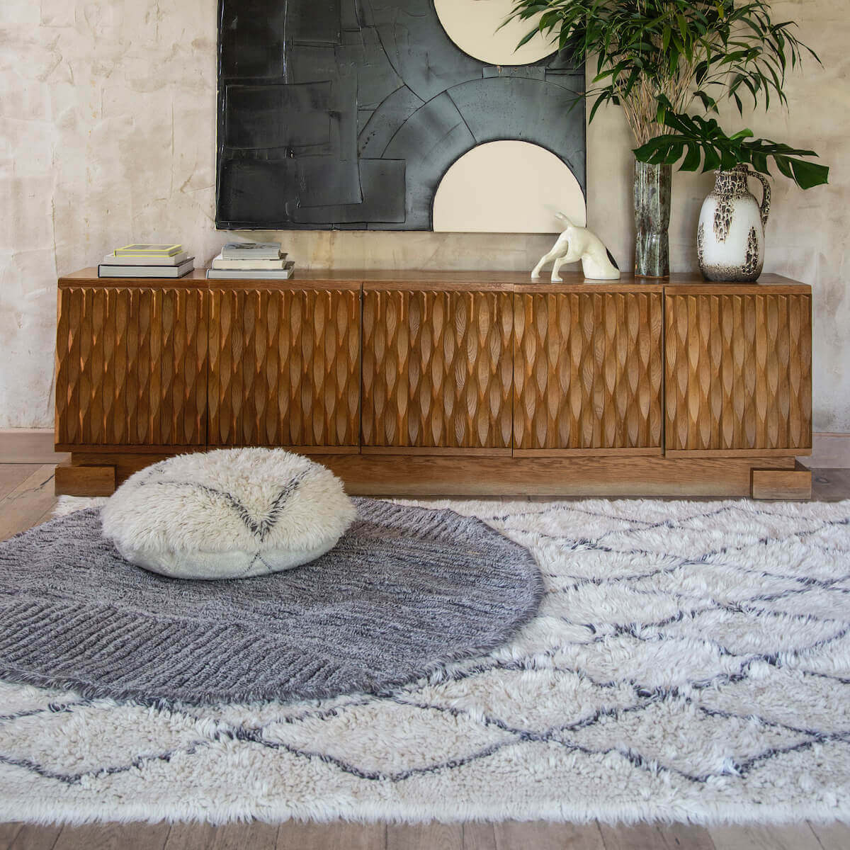 Wool Washable Rugs - Bohemian Classics Collection''Berber Soul''300 x 200