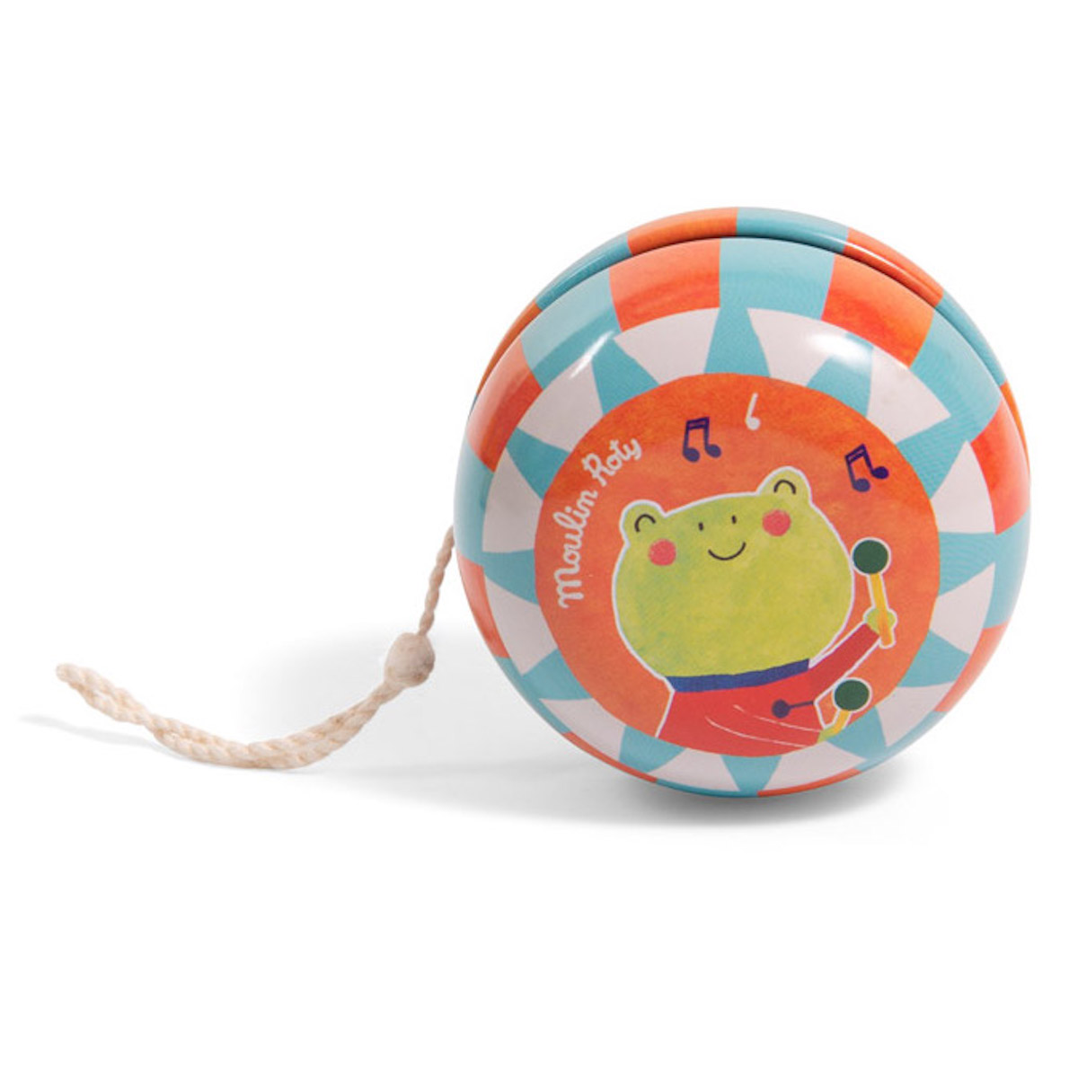 Yoyo grenouille Les jouets métal (emb/12) Moulin Roty
