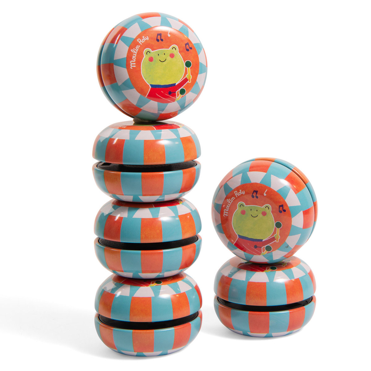 Yoyo grenouille Les jouets métal (emb/12) Moulin Roty