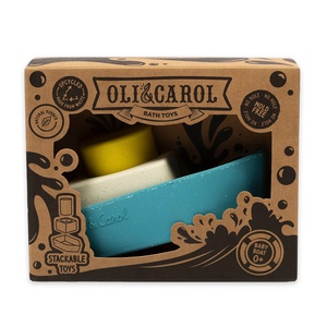 Zahnungswagen UPCYCLED BOAT Oli und Carol gelb