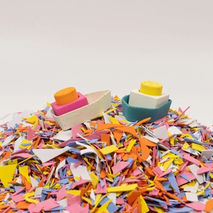 Zahnungswagen UPCYCLED BOAT Oli und Carol orange