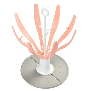 Zusammenklappbarer Flaschentrockner FLOWER Beaba rosa 